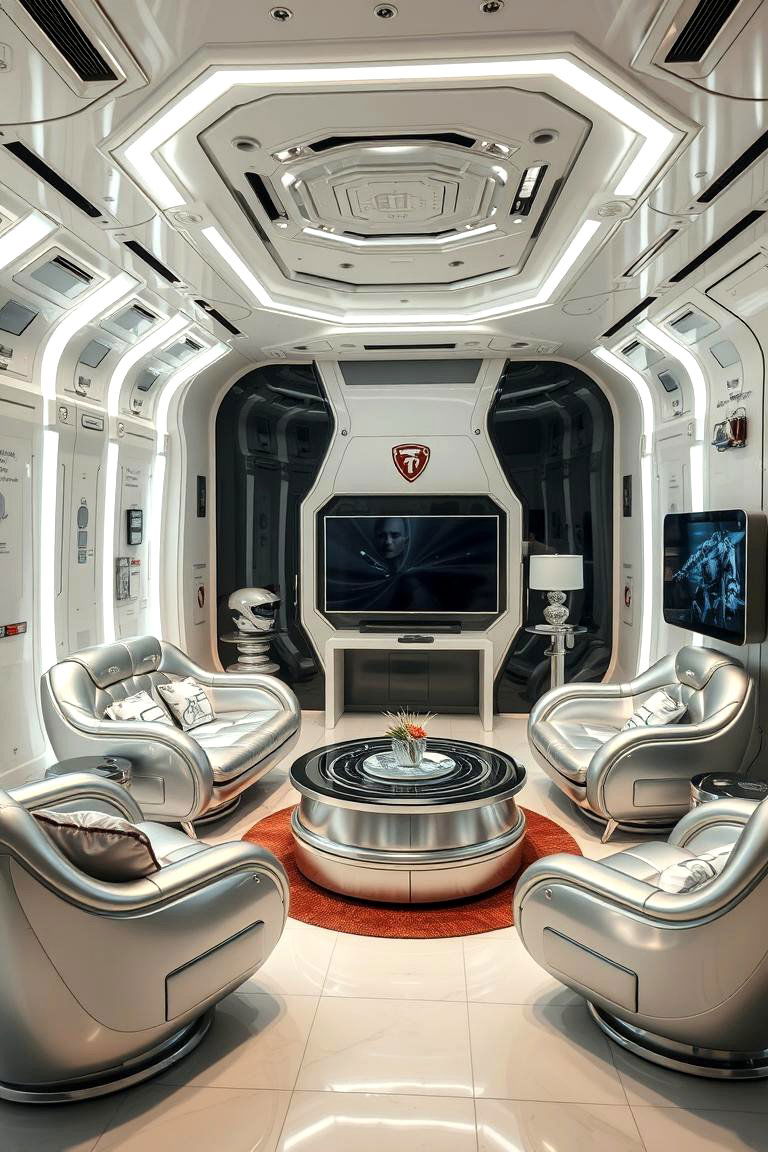 Futuristic Mecha Room Design - 24 Anime Room Ideas