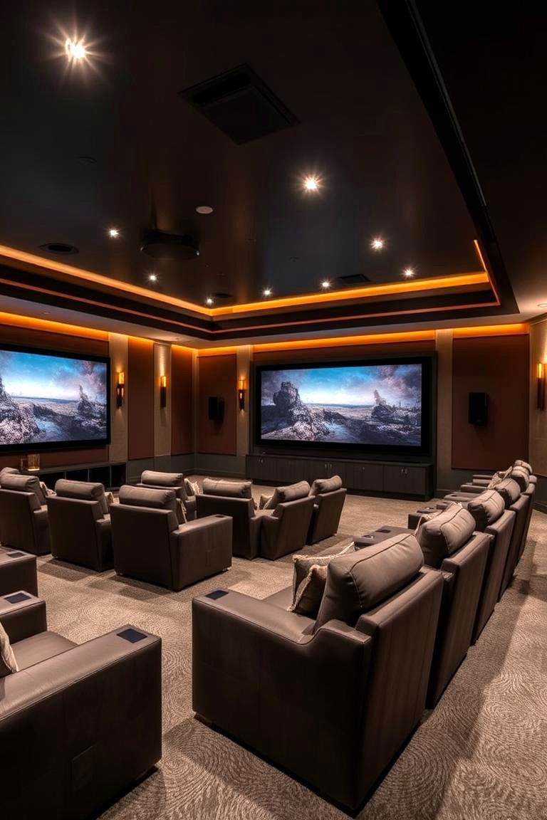Futuristic Media Room - 24 2400s Room Ideas