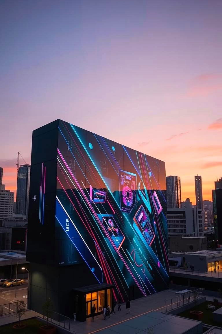 Futuristic Visions - 24 Interactive Murals