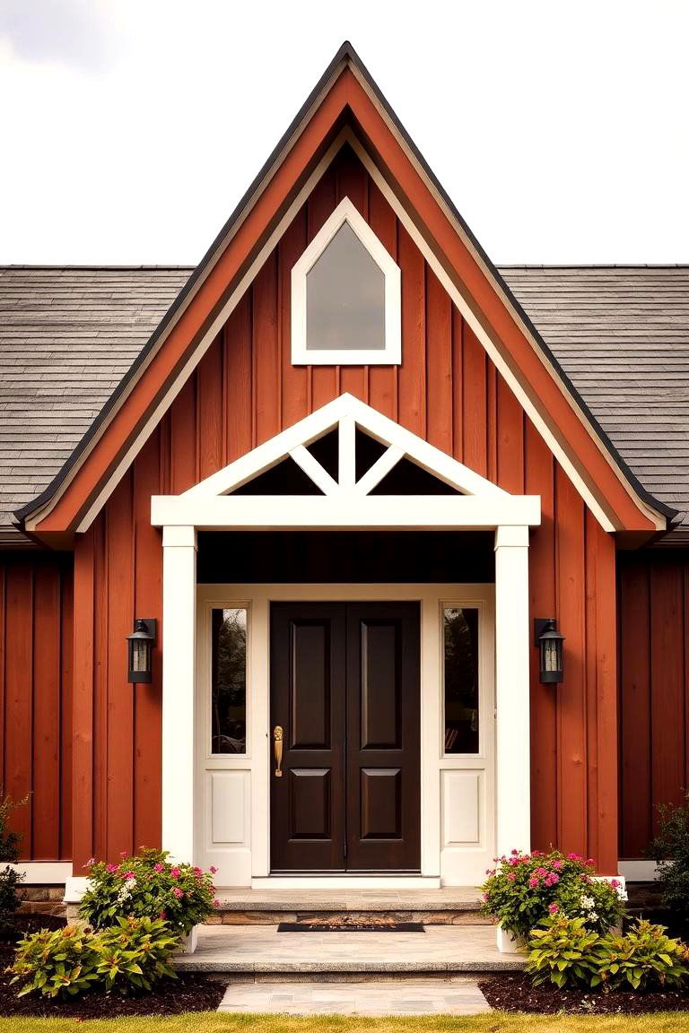 Gabled Entry - 24 Barn House Exterior Ideas
