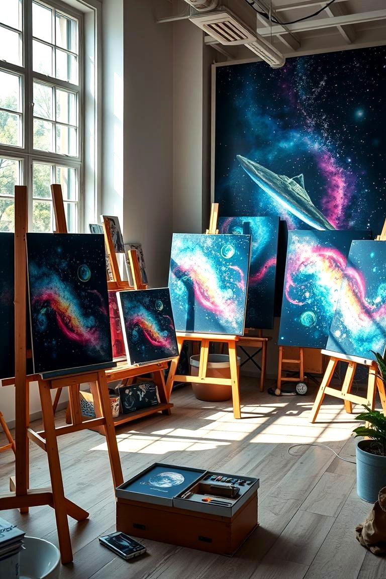 Galactic Art Studio - 24 Star Wars Man Cave Ideas