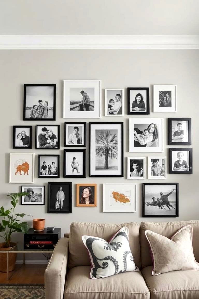 Gallery Wall for Personal Touch - 24 Feature Wall Ideas