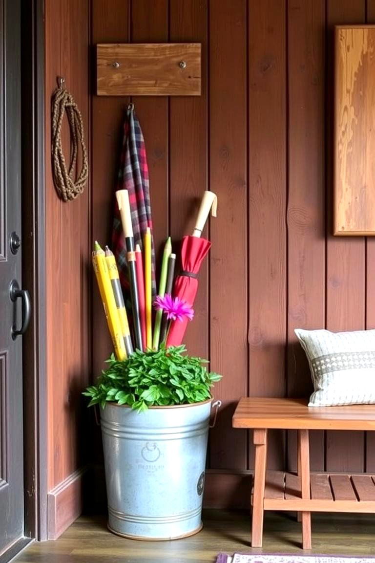 Galvanized Metal Accents - 24 Rustic Decor Ideas