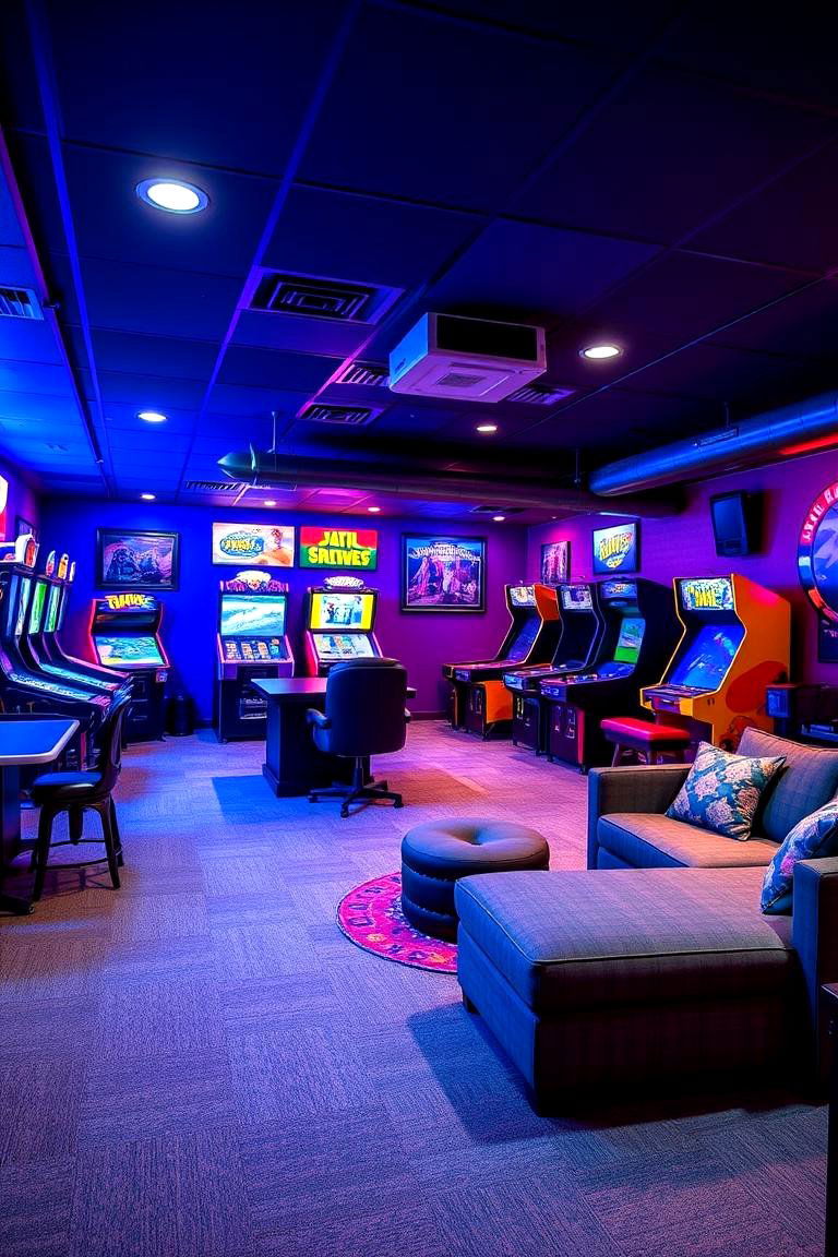 Game Room Extravaganza - 24 basement decorating ideas
