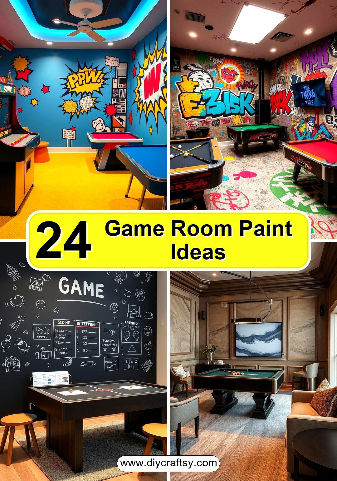 Game Room Paint Ideas