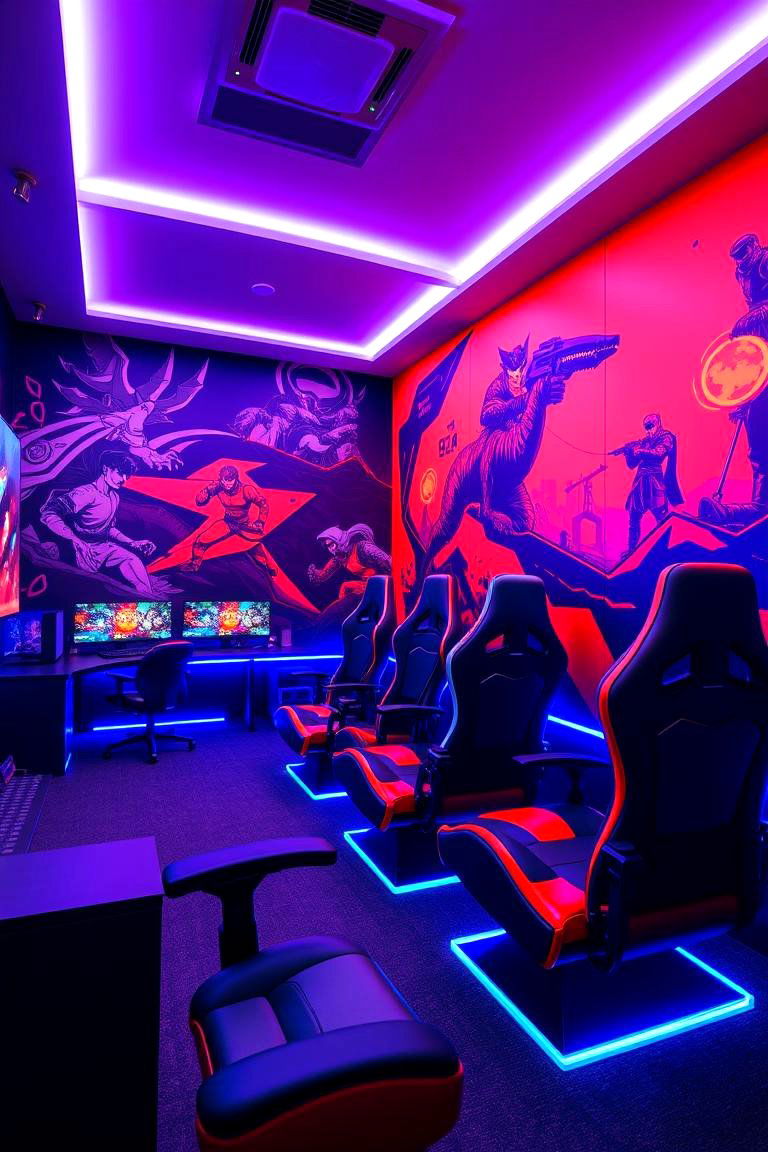 Gaming Zone Room - 24 Boys Room Ideas