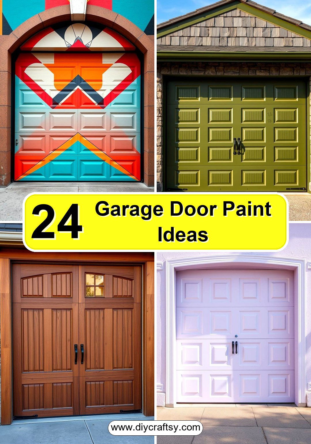 Garage Door Paint Ideas