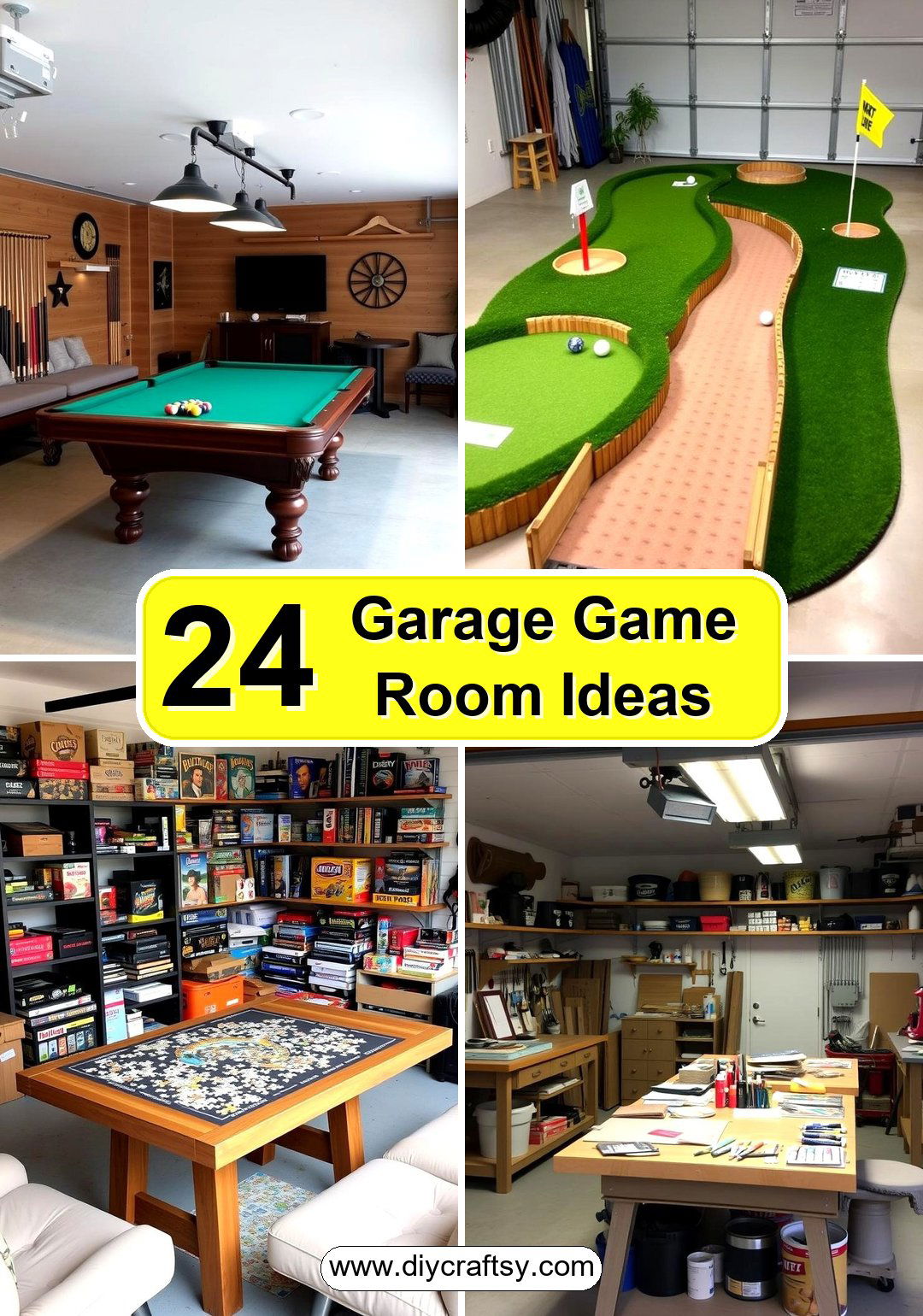 Garage Game Room Ideas