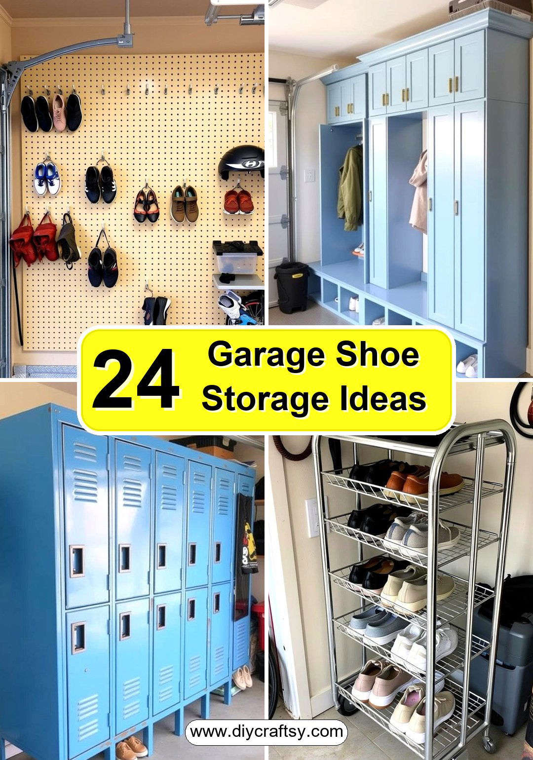 Garage Shoe Storage Ideas