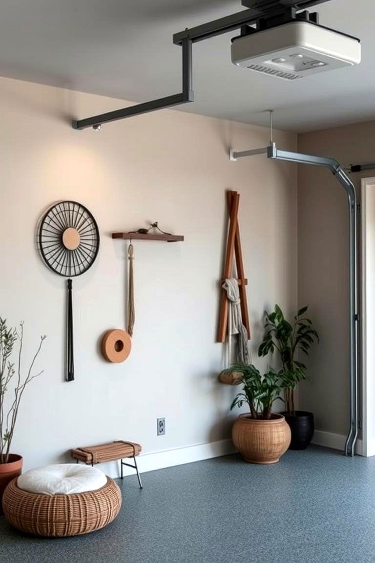 Garage Zen Retreat - 24 Garage Wall Ideas