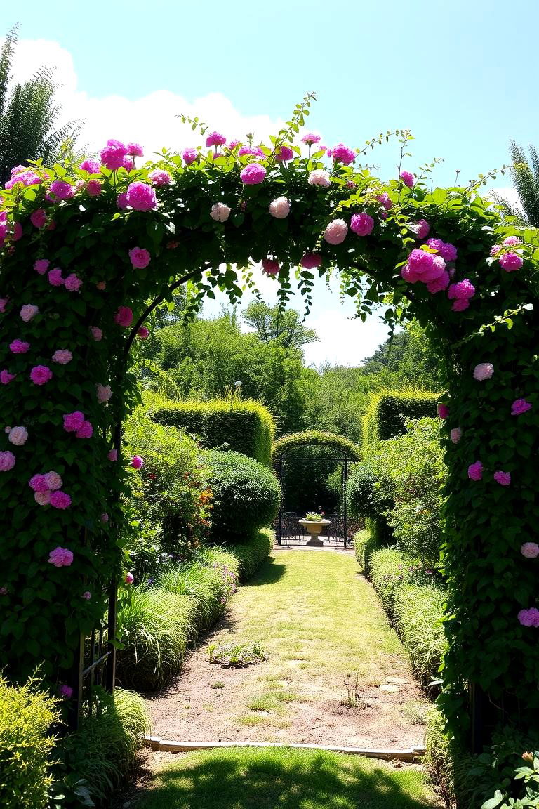 Garden Archway - 24 Backyard Decor Ideas
