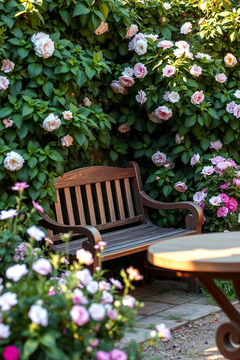 Garden Bench Corner - 24 Corner Garden Ideas