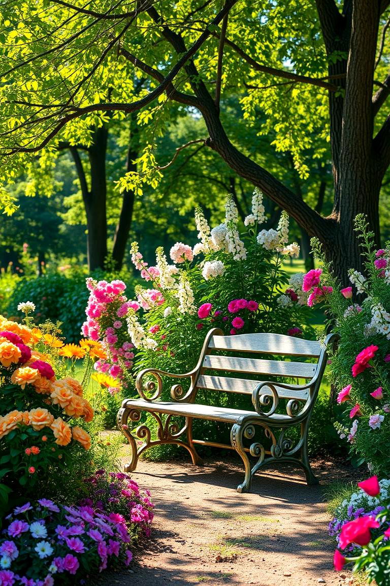Garden Bench Reading Nook - 24 Outdoor Reading Nook Ideas