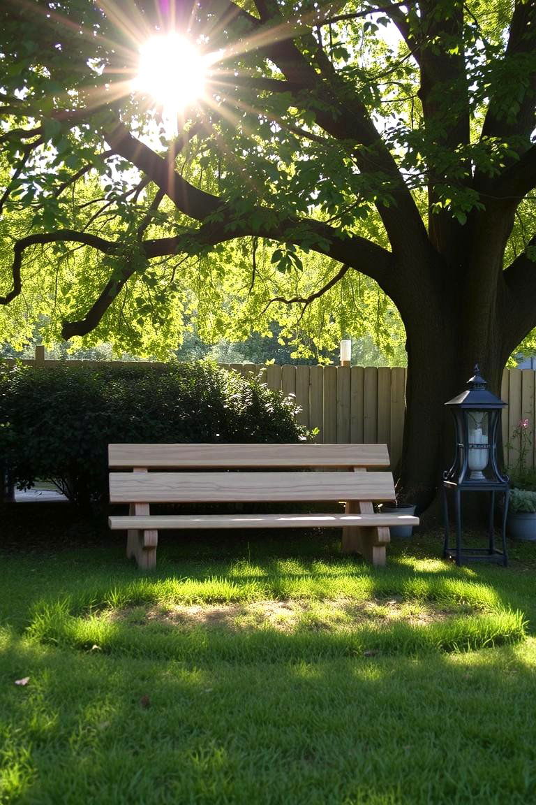 Garden Bench - 24 Backyard Decor Ideas