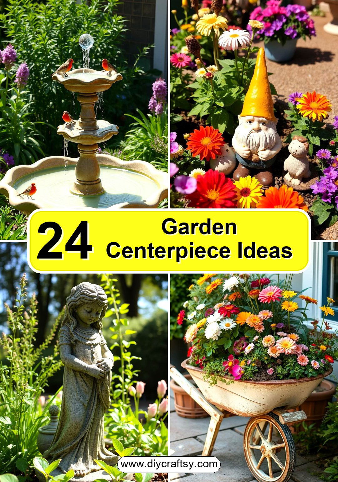 Garden Centerpiece Ideas