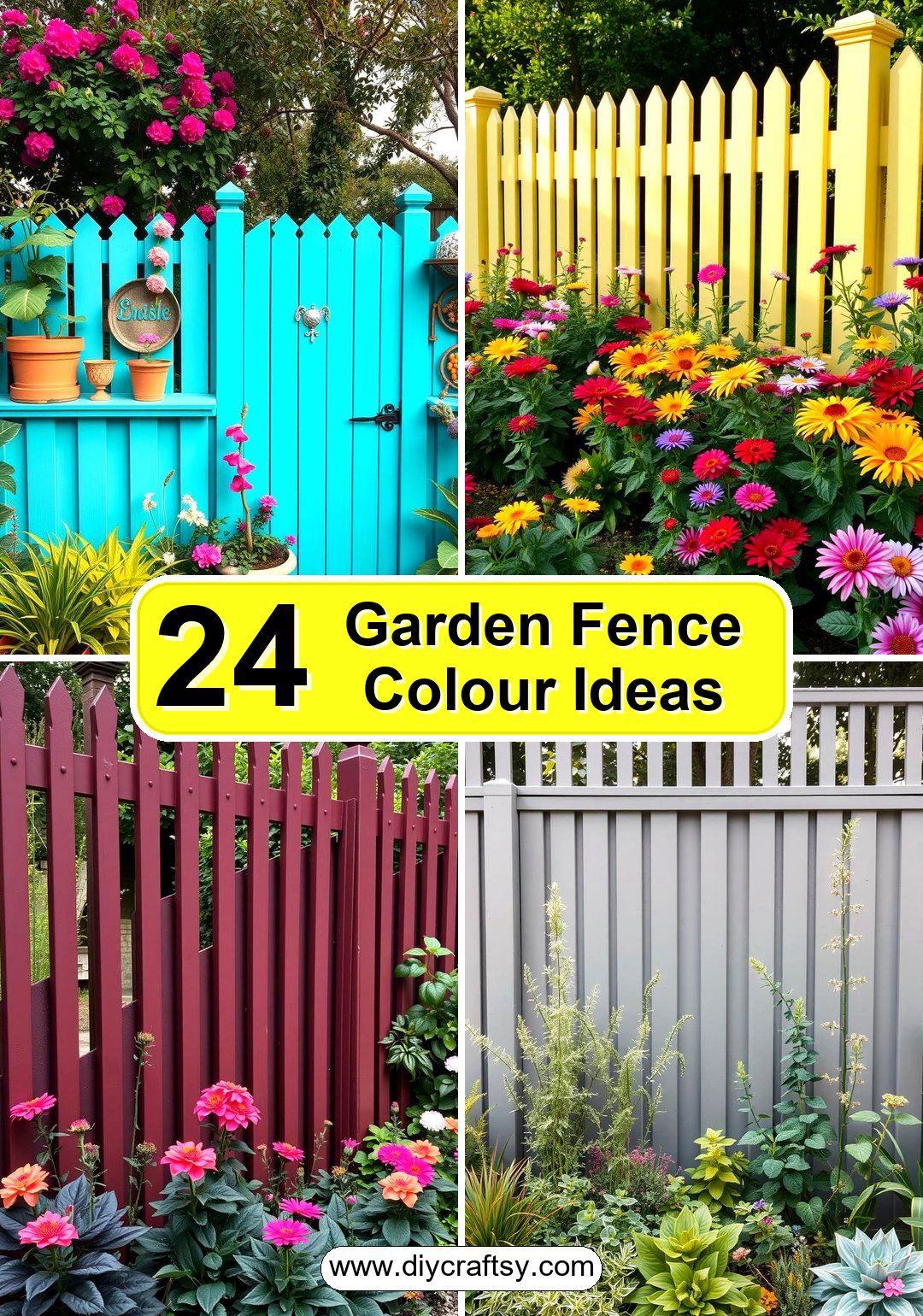 Garden Fence Colour Ideas