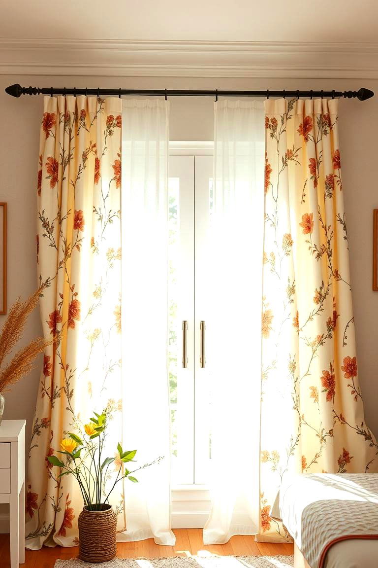 Garden Glow Nature Inspired Boho Curtains - 24 Boho Curtain Ideas
