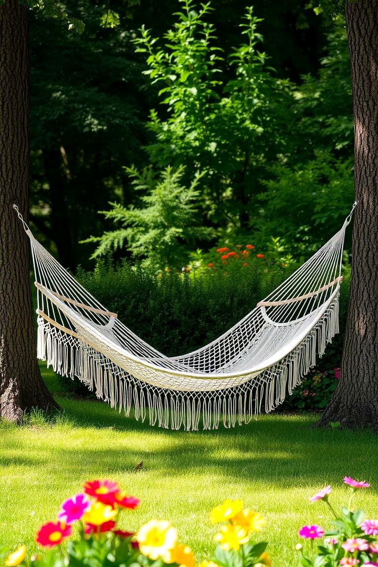 Garden Hammock - 24 Garden Decor Ideas