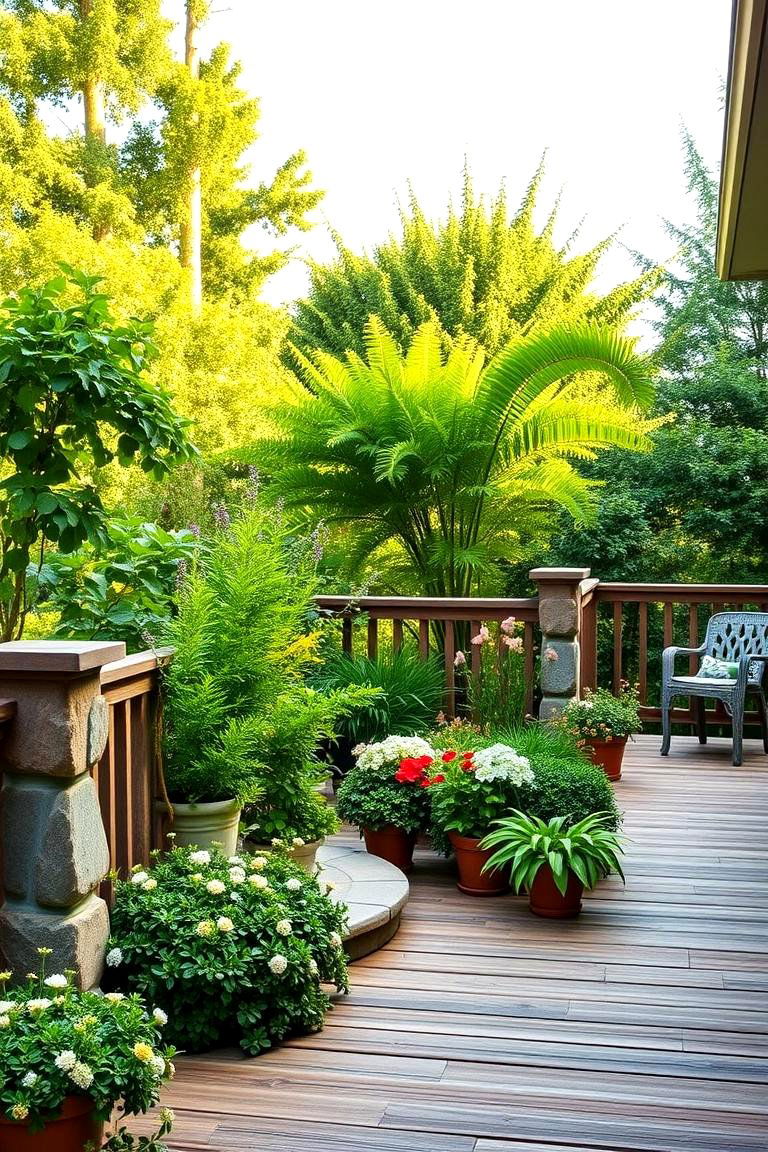 Garden Inspired Sanctuary - 24 Patio Deck Ideas