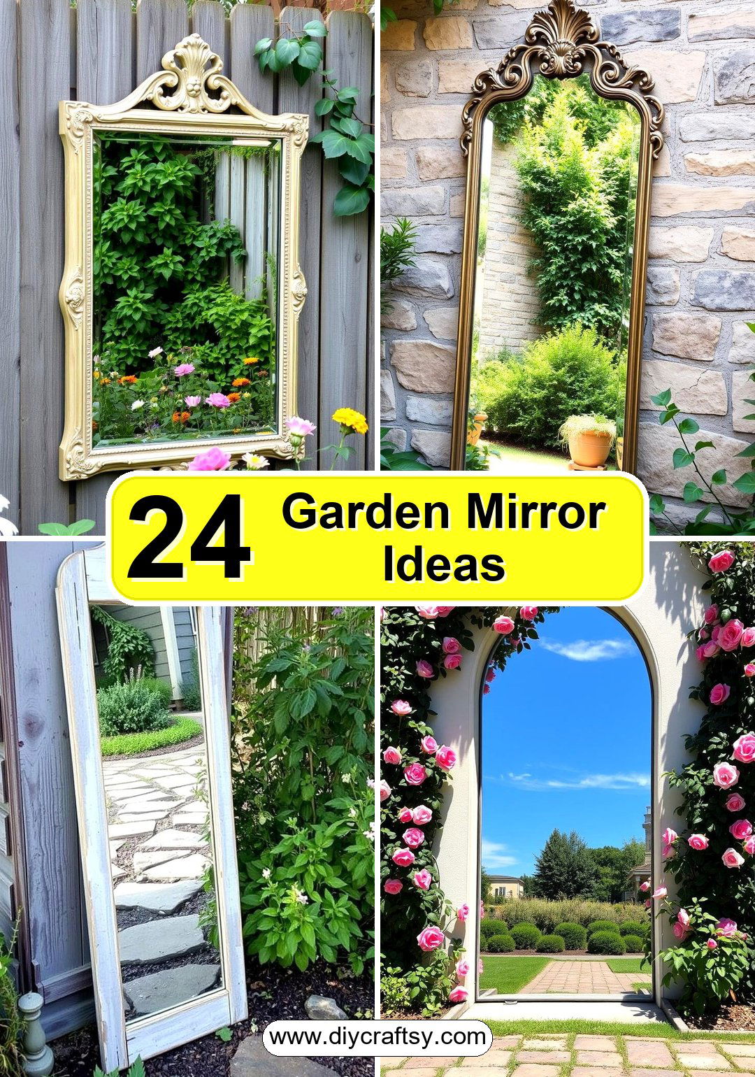 Garden Mirror Ideas