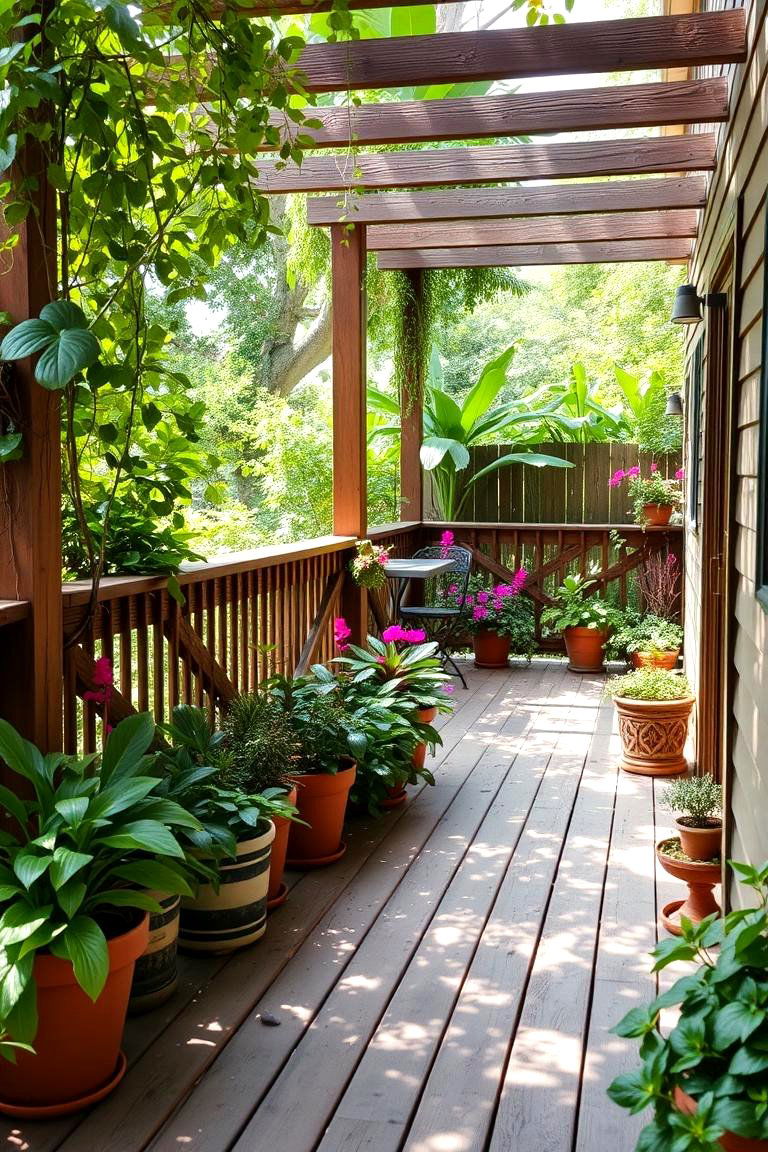 Garden Oasis Ambience - 24 Deck Decorating Ideas