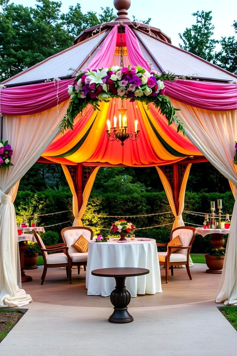 Garden Party Atmosphere Gazebo - 24 Pool Gazebo Ideas