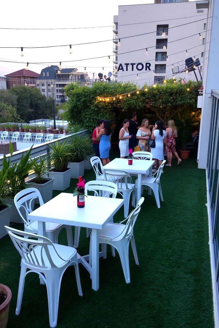 Garden Party Ready - 24 Artificial Grass Balcony Design