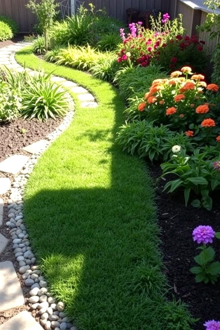 Garden Pathway Divider - 24 Garden Divider Ideas