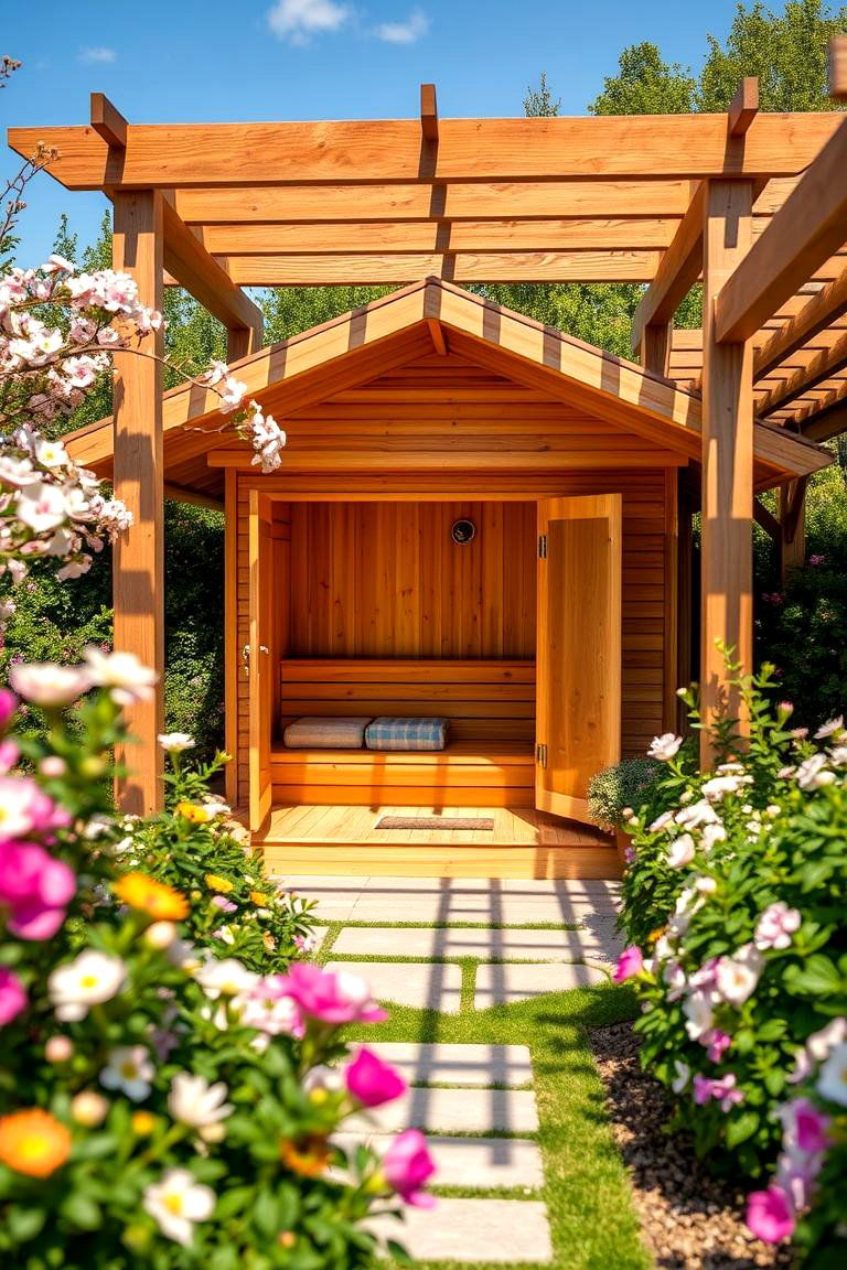Garden Pavilion Sauna - 24 Outdoor Sauna Ideas