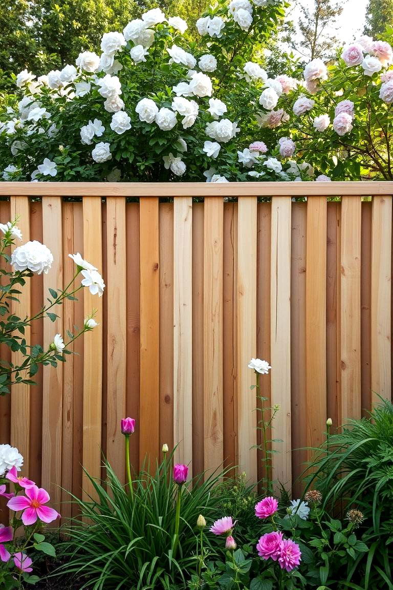 Garden Privacy Board on Board Fence - 24 Board on Board Fence Ideas