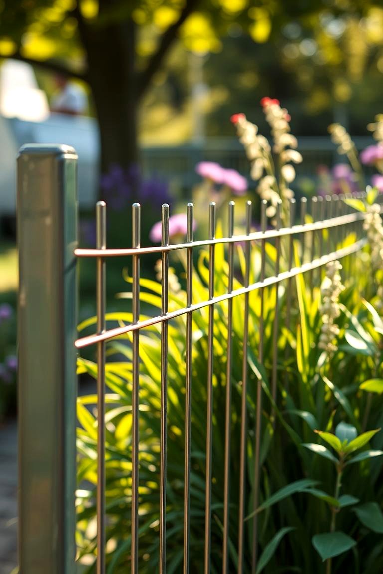 Garden Rail Temporary Fence - 24 Temporary Fence Ideas