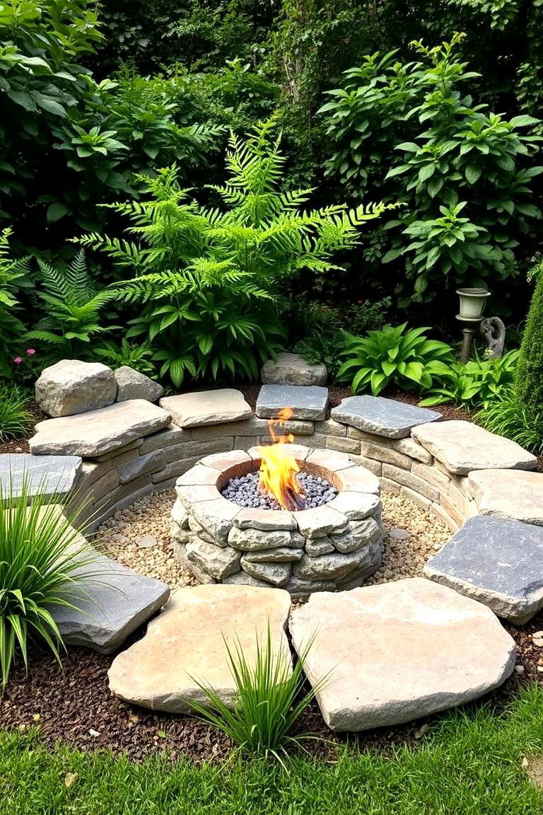Garden Retreat Sunken Fire Pit - 24 Sunken Fire Pit Ideas