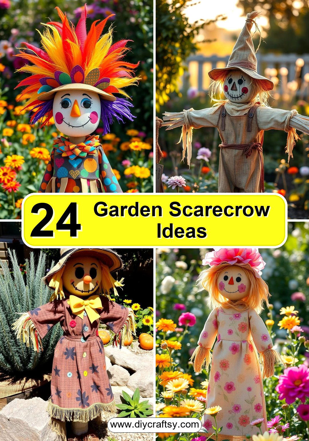 Garden Scarecrow Ideas