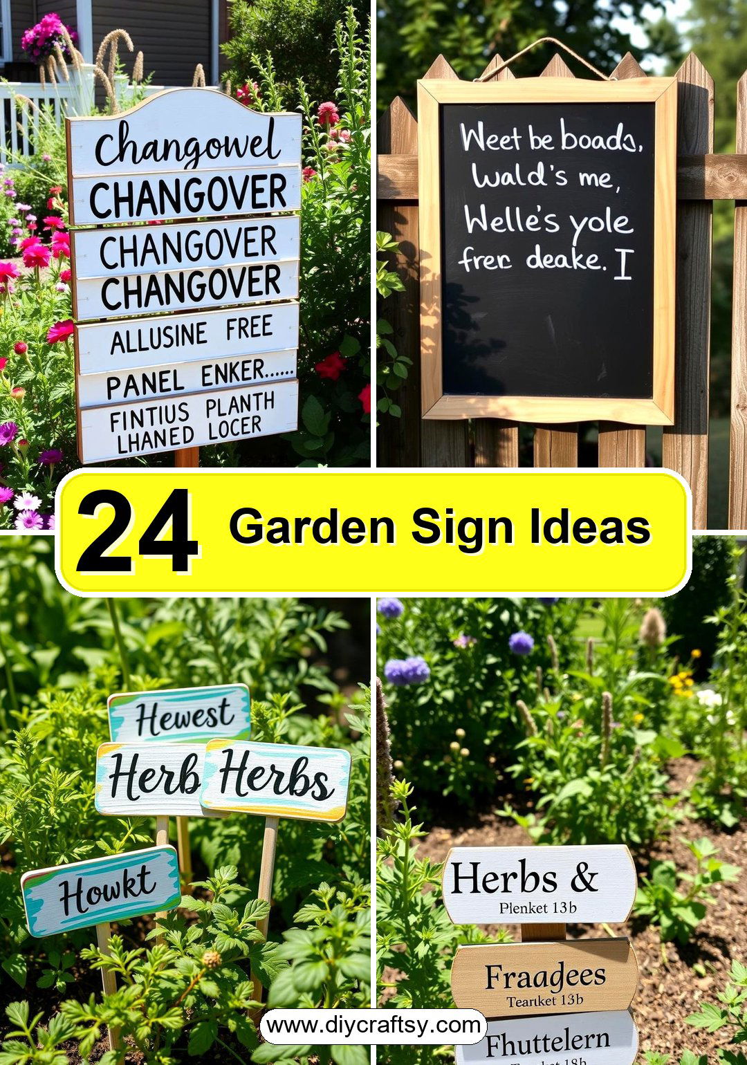 Garden Sign Ideas