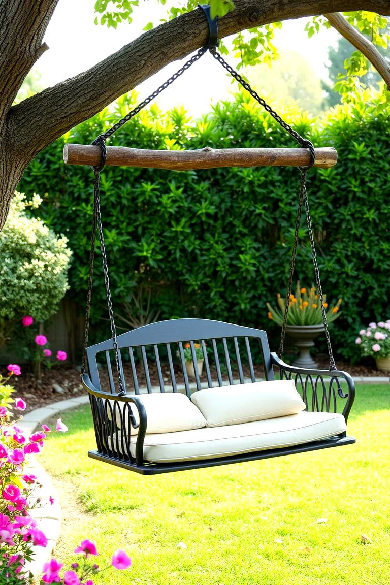 Garden Swing - 24 Backyard Oasis Ideas