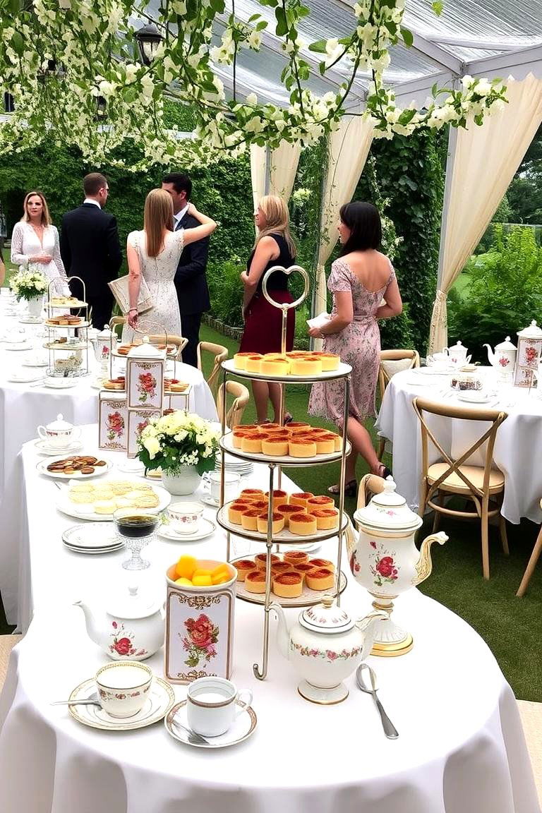 Garden Tea Party with Finger Foods - 24 Garden Party Ideas