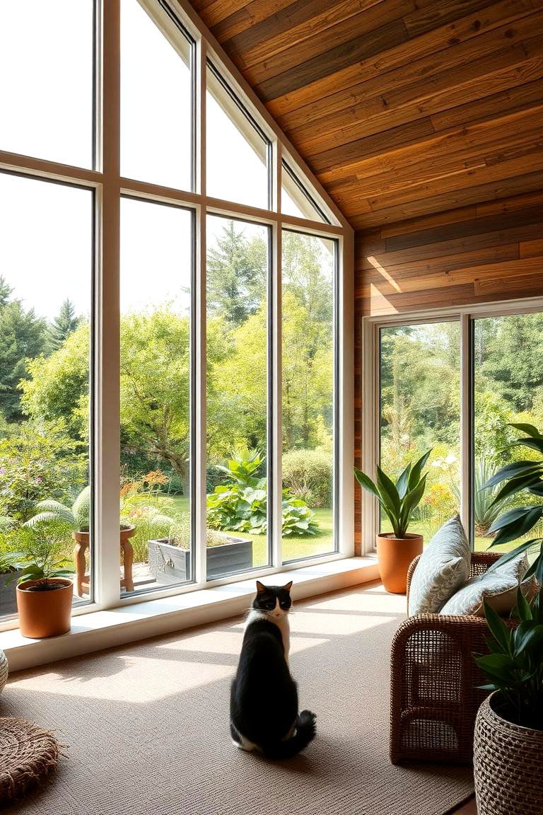 Garden View Cat Room - 24 Cat Room Ideas