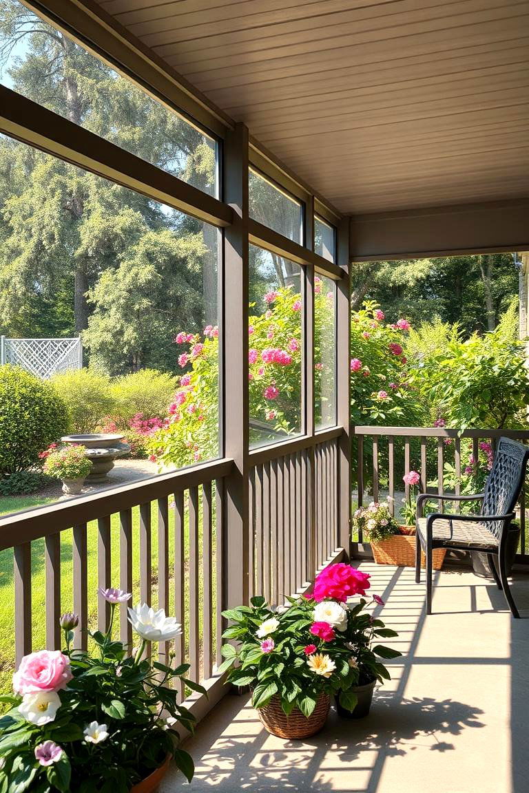 Garden View Getaway - 24 Screened-in Porch Ideas