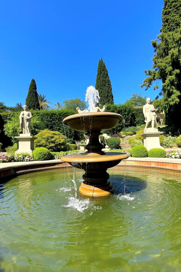 Garden Water Fountains - 24 Garden Decor Ideas