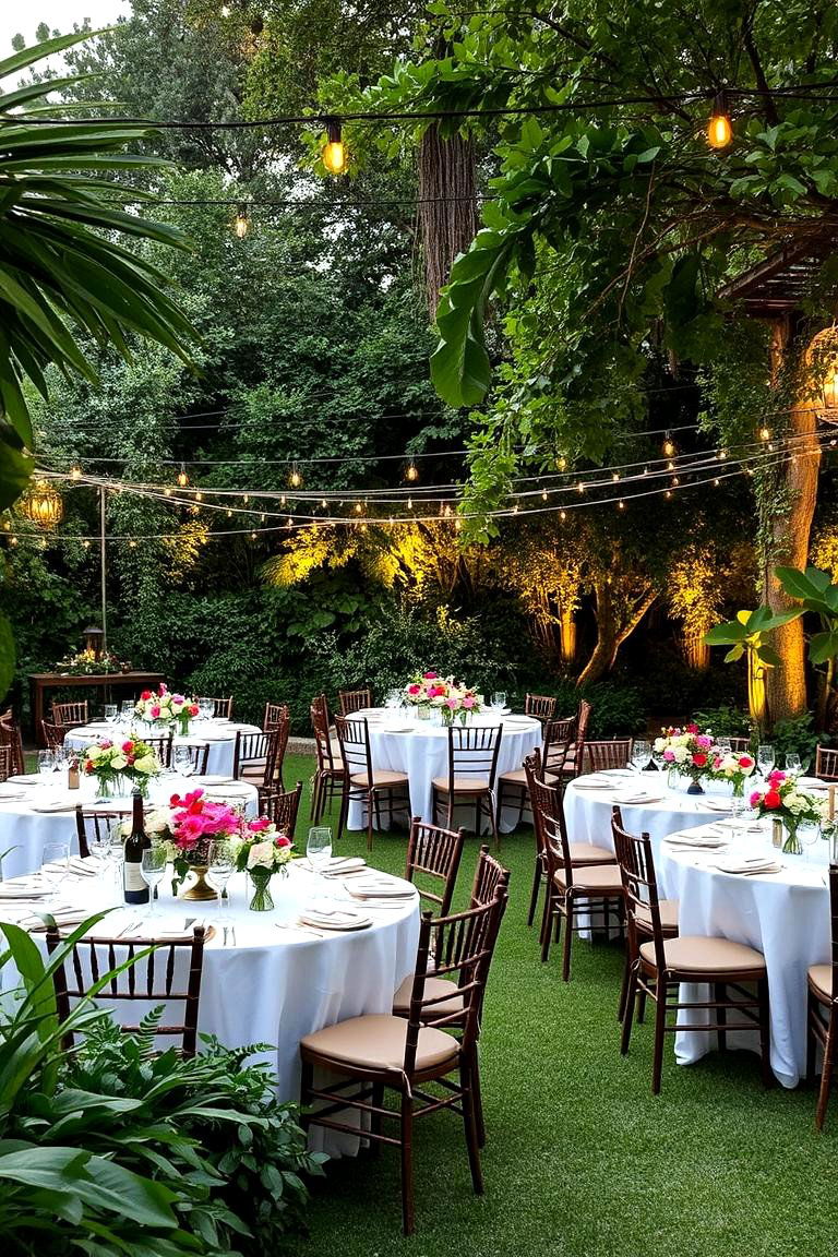 Garden Wedding Reception - 24 Backyard Wedding Ideas