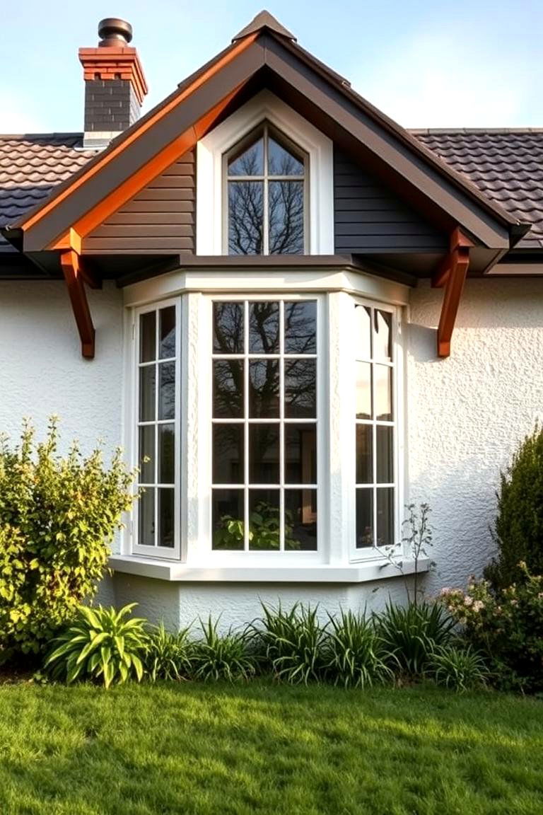Garden Windows for Added Light - 24 modern cottage house exterior ideas