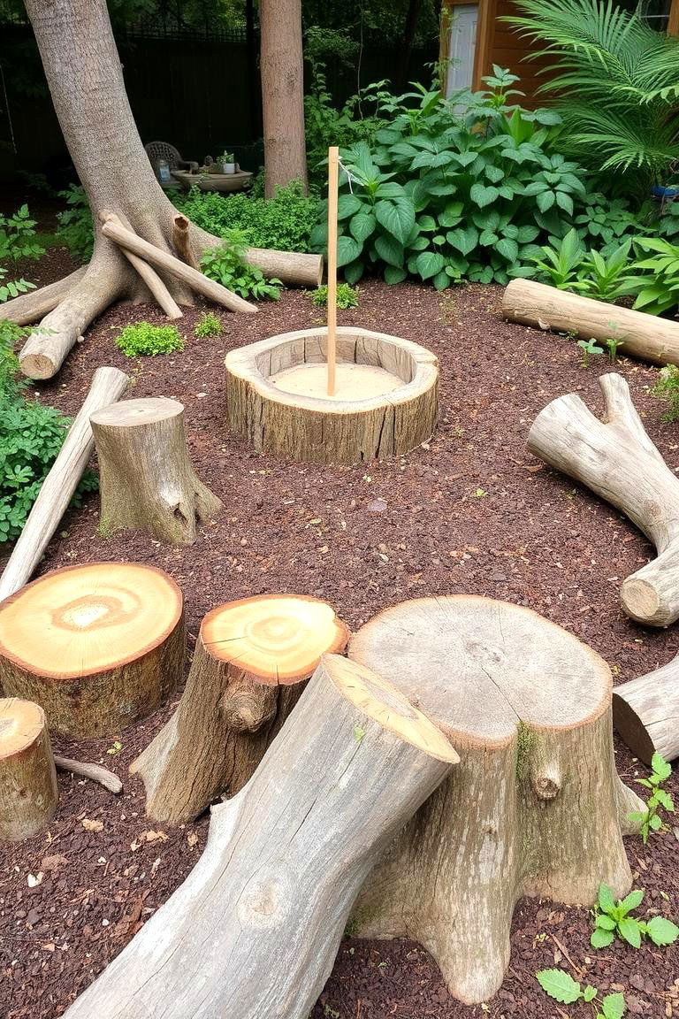Garden with Natural Play Areas - 24 Nursery Garden Ideas