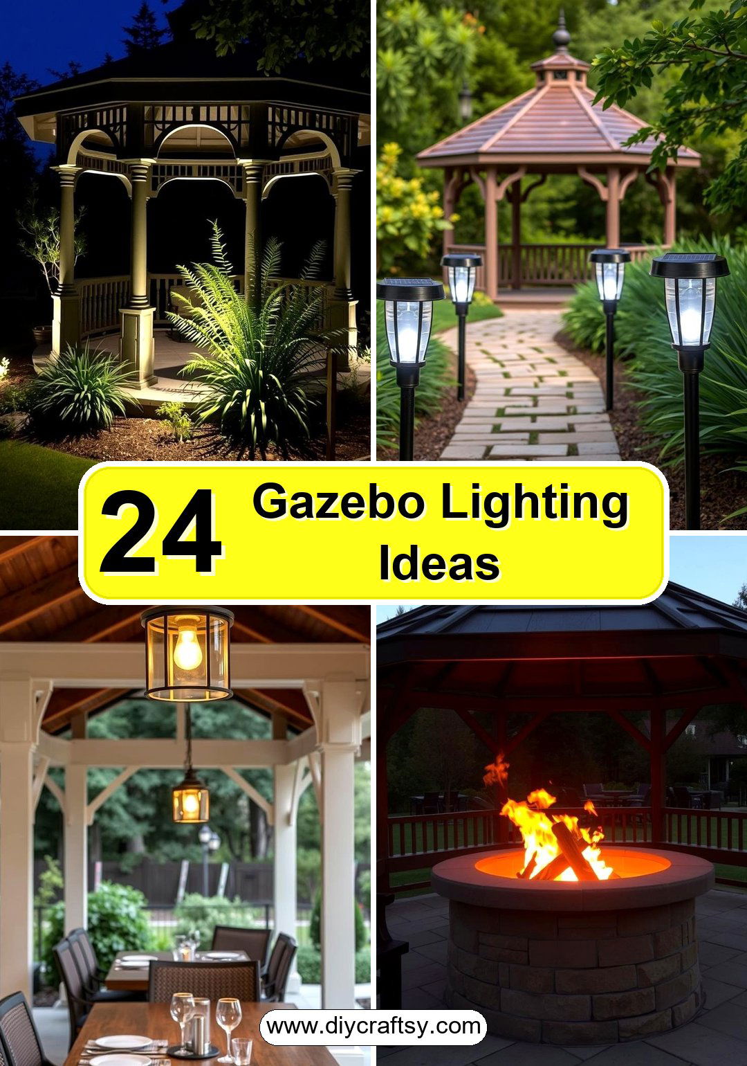 Gazebo Lighting Ideas