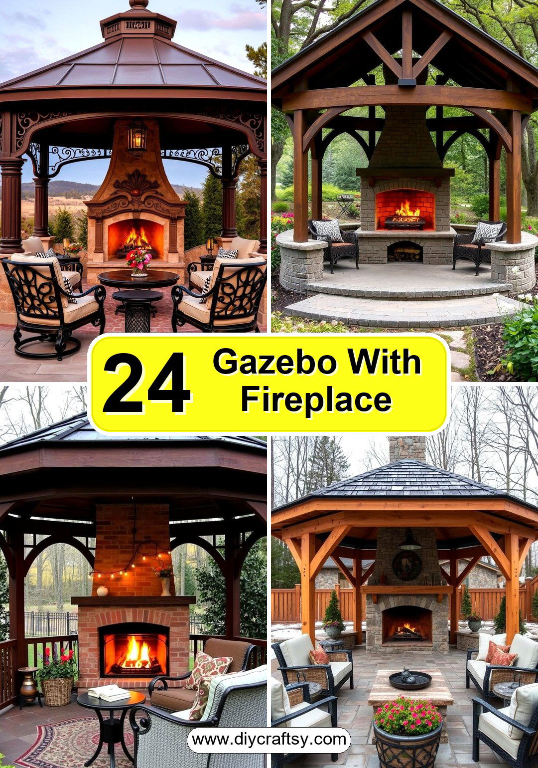Gazebo With Fireplace