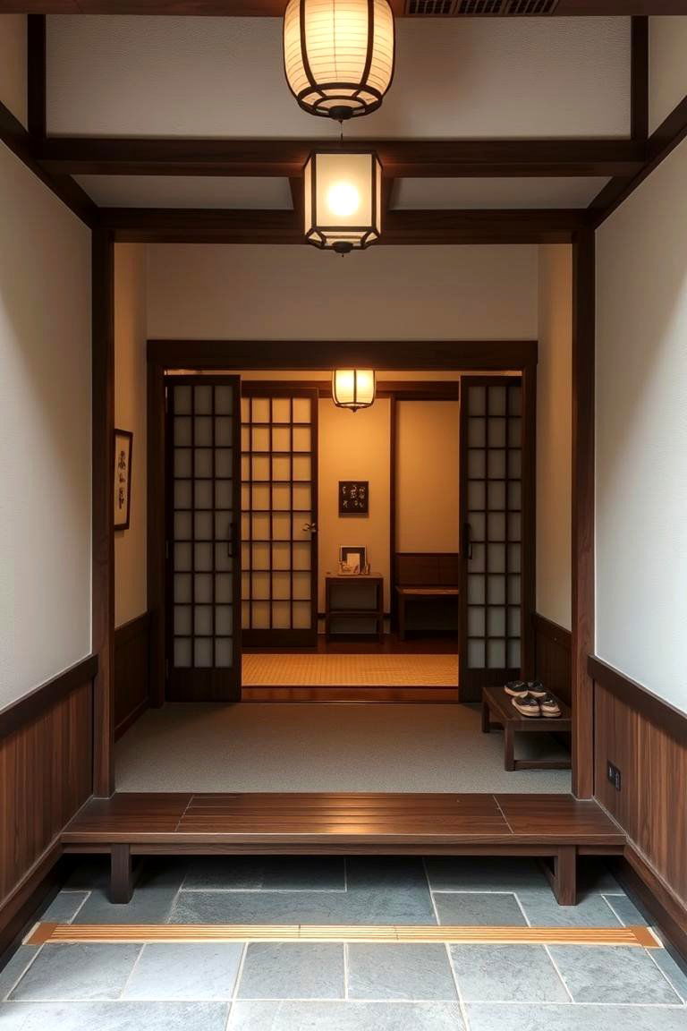 Genkan Entrance - 24 Japanese Interior Design Ideas