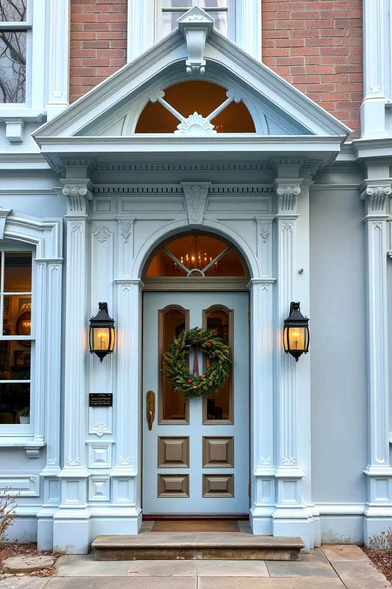 Gentle Blue Grace - 24 blue victorian house colors