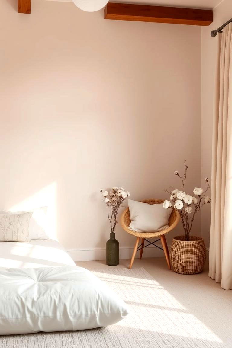 Gentle Cotton Blossom - 24 Off-white Paint Colors for Room