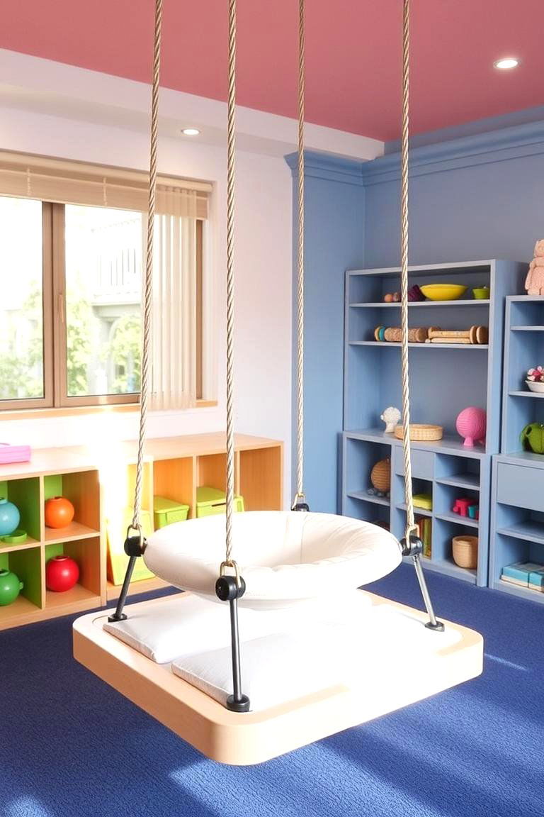 Gentle Sensory Swing - 24 Sensory Room Ideas