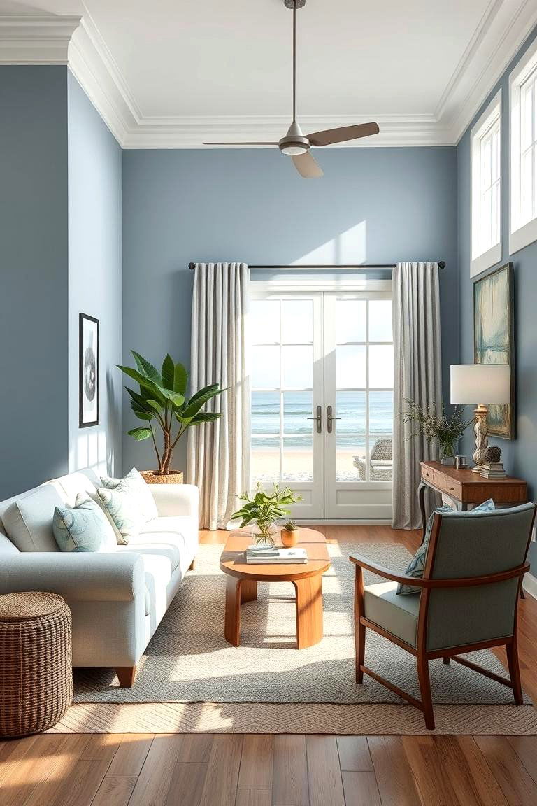 Gentle Tides - 24 Blue-gray Paint Colors