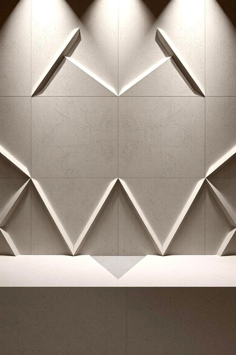 Geometric Concrete Patterns - 24 Concrete Floor Design Ideas